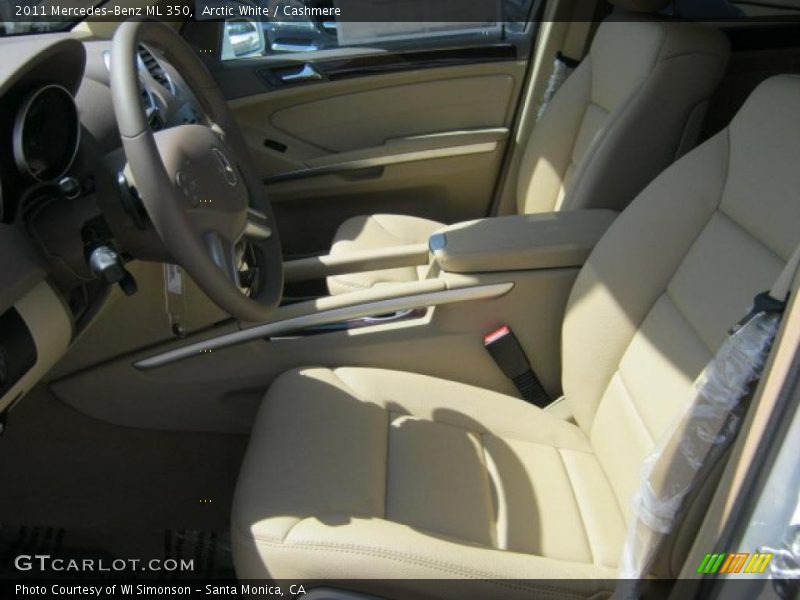 Arctic White / Cashmere 2011 Mercedes-Benz ML 350
