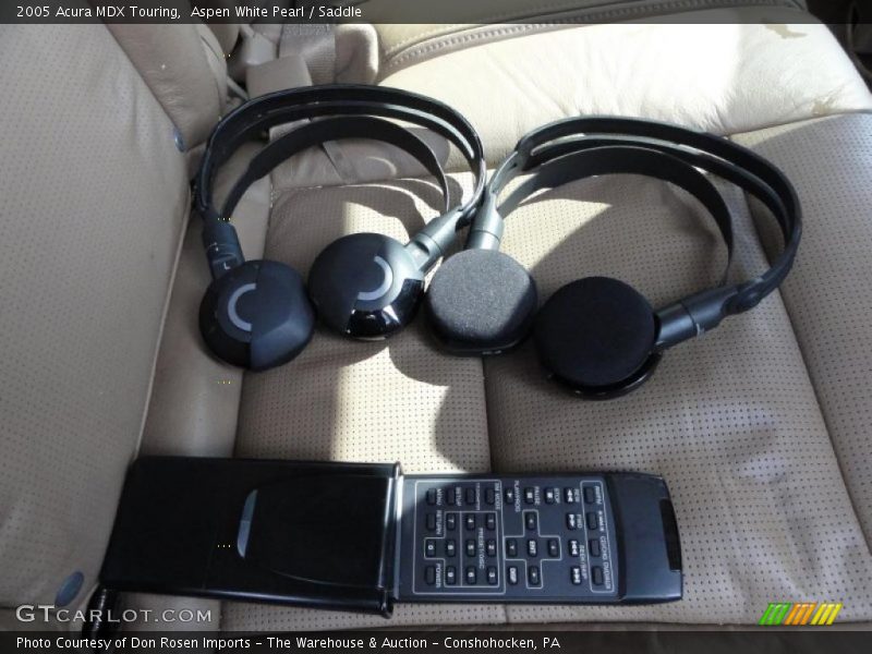 Aspen White Pearl / Saddle 2005 Acura MDX Touring