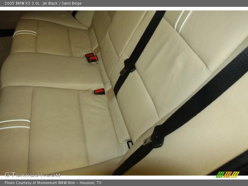 Jet Black / Sand Beige 2005 BMW X3 3.0i