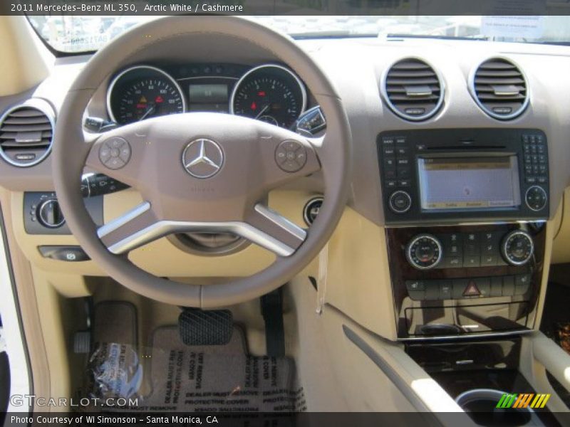 Arctic White / Cashmere 2011 Mercedes-Benz ML 350
