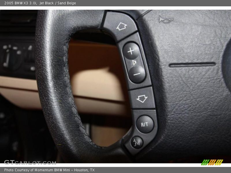 Jet Black / Sand Beige 2005 BMW X3 3.0i