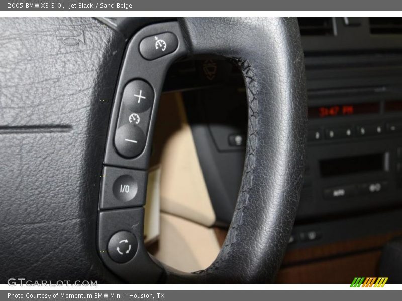 Jet Black / Sand Beige 2005 BMW X3 3.0i