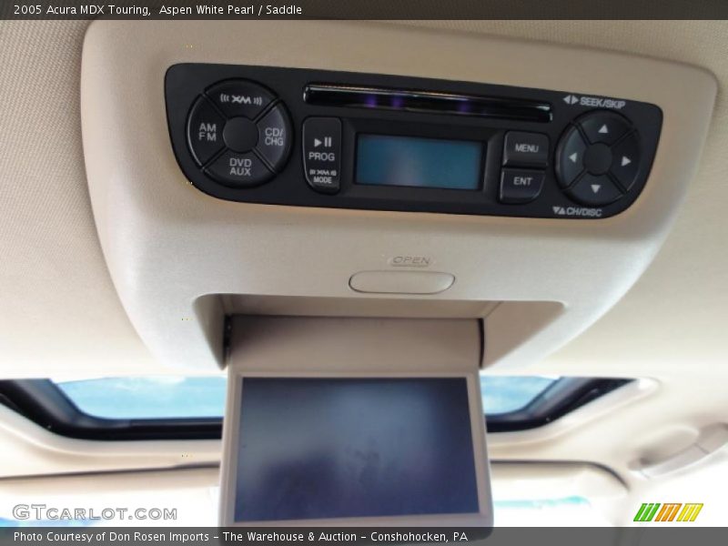 Aspen White Pearl / Saddle 2005 Acura MDX Touring