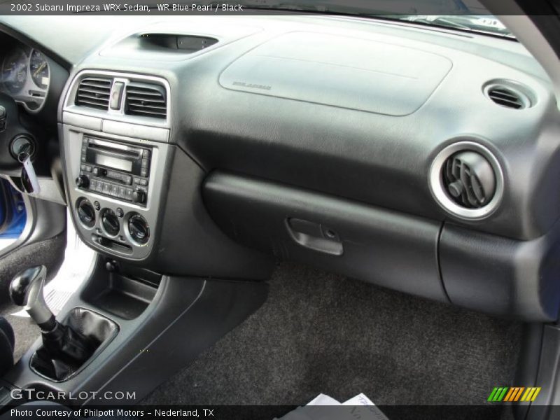 WR Blue Pearl / Black 2002 Subaru Impreza WRX Sedan