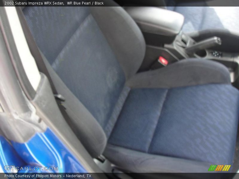 WR Blue Pearl / Black 2002 Subaru Impreza WRX Sedan