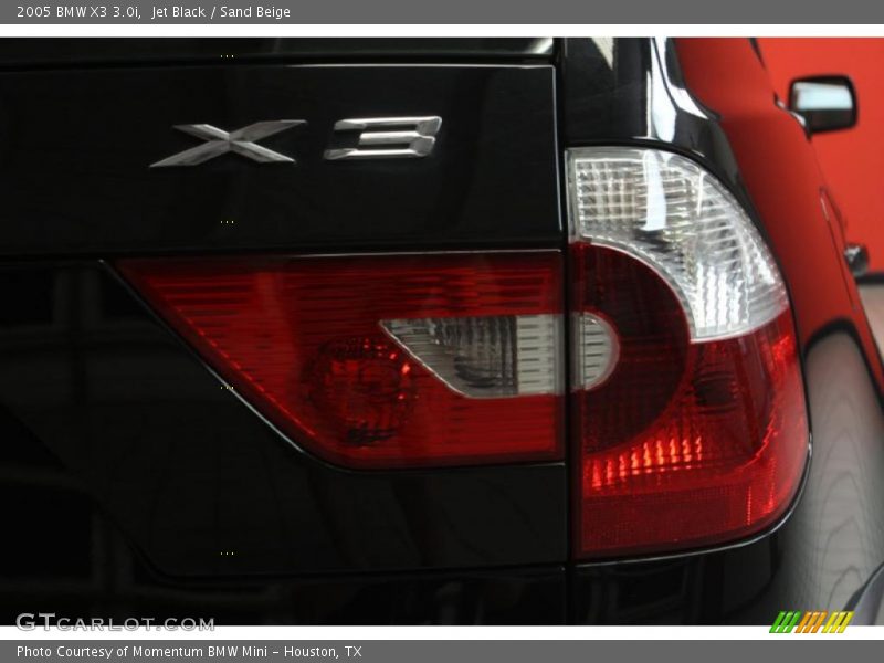 Jet Black / Sand Beige 2005 BMW X3 3.0i