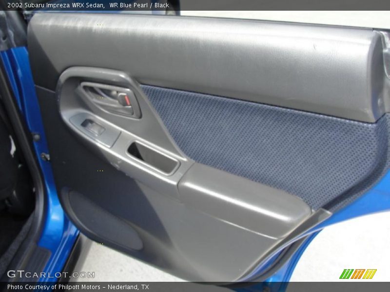 WR Blue Pearl / Black 2002 Subaru Impreza WRX Sedan