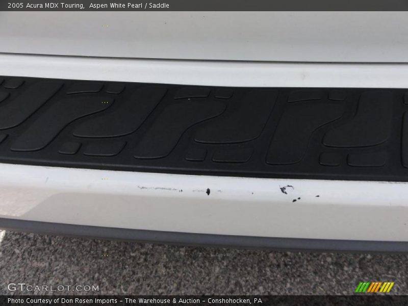 Aspen White Pearl / Saddle 2005 Acura MDX Touring
