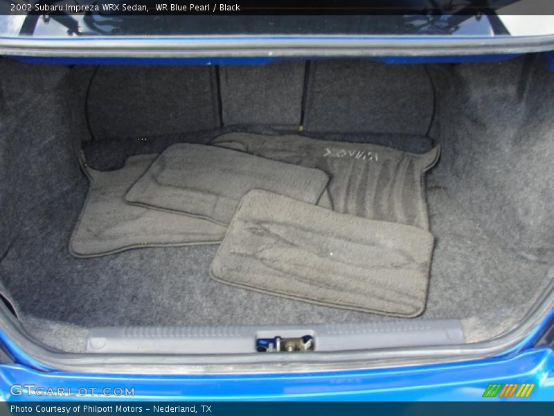 WR Blue Pearl / Black 2002 Subaru Impreza WRX Sedan