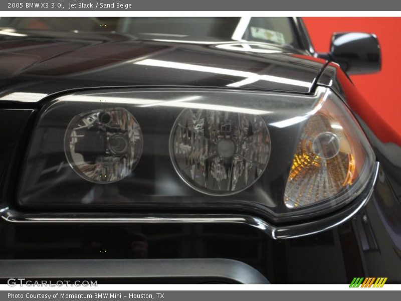 Jet Black / Sand Beige 2005 BMW X3 3.0i