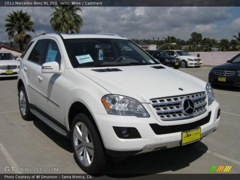 Arctic White / Cashmere 2011 Mercedes-Benz ML 350