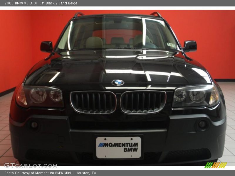 Jet Black / Sand Beige 2005 BMW X3 3.0i