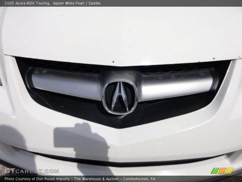 Aspen White Pearl / Saddle 2005 Acura MDX Touring