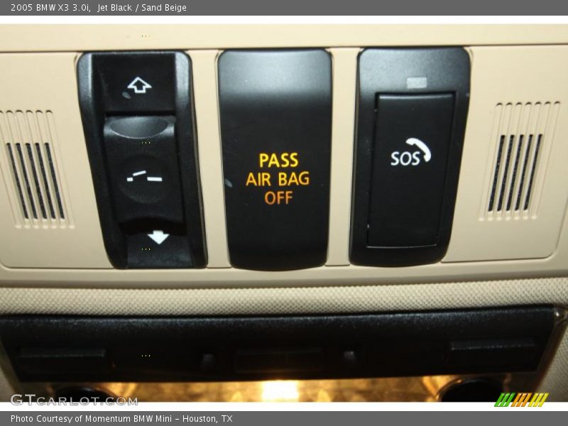 Jet Black / Sand Beige 2005 BMW X3 3.0i