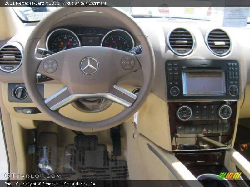 Arctic White / Cashmere 2011 Mercedes-Benz ML 350