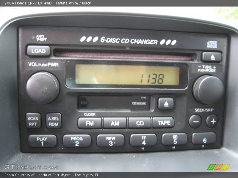 Taffeta White / Black 2004 Honda CR-V EX 4WD