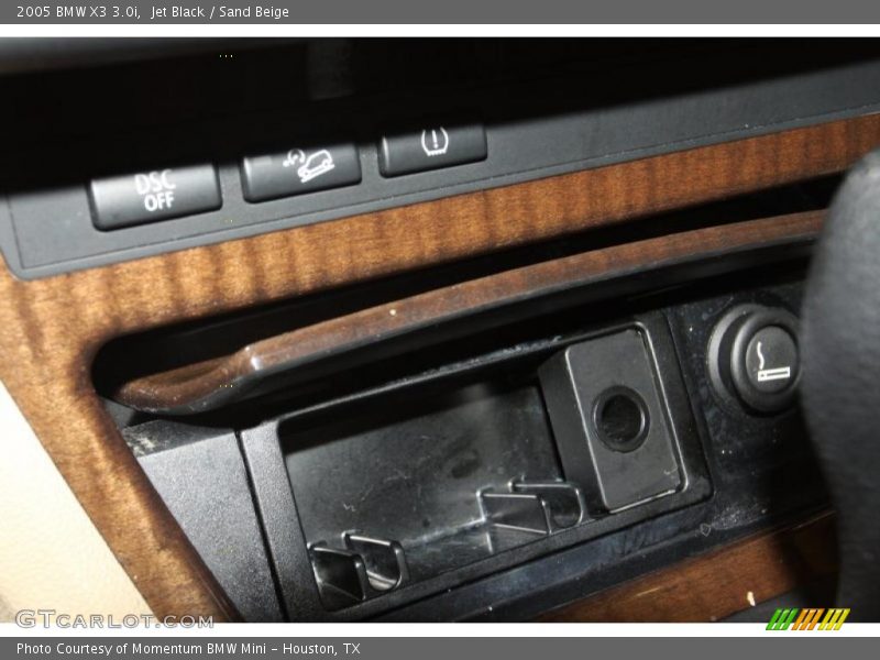 Jet Black / Sand Beige 2005 BMW X3 3.0i