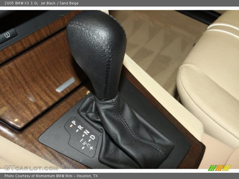 Jet Black / Sand Beige 2005 BMW X3 3.0i