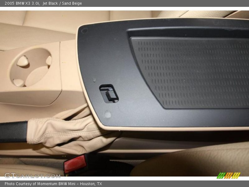 Jet Black / Sand Beige 2005 BMW X3 3.0i