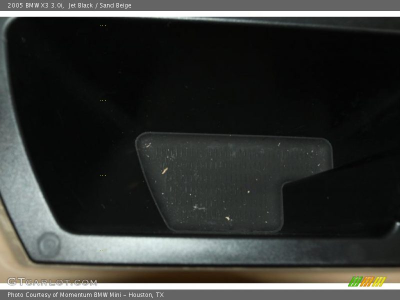 Jet Black / Sand Beige 2005 BMW X3 3.0i