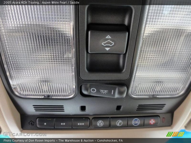 Aspen White Pearl / Saddle 2005 Acura MDX Touring