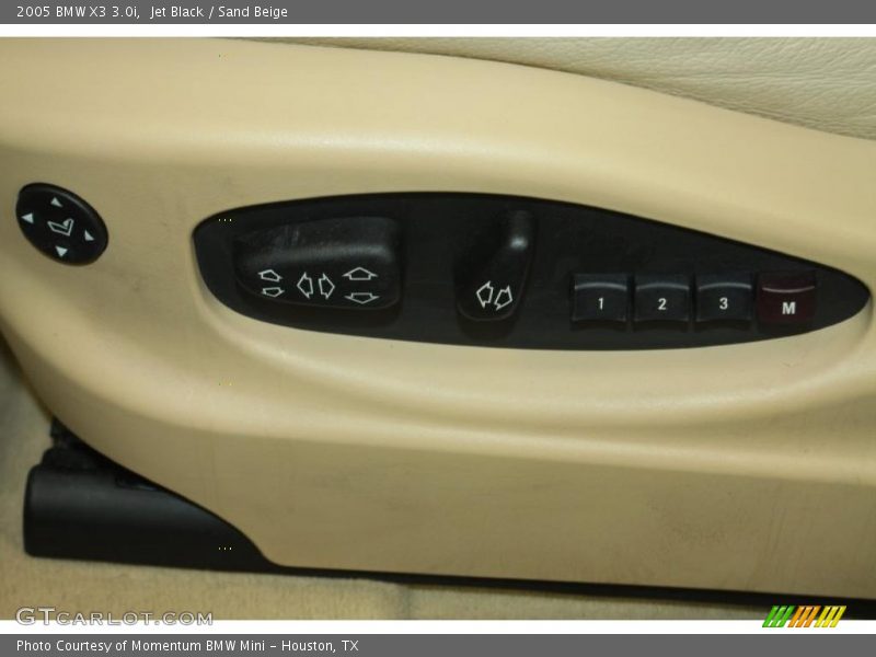 Jet Black / Sand Beige 2005 BMW X3 3.0i