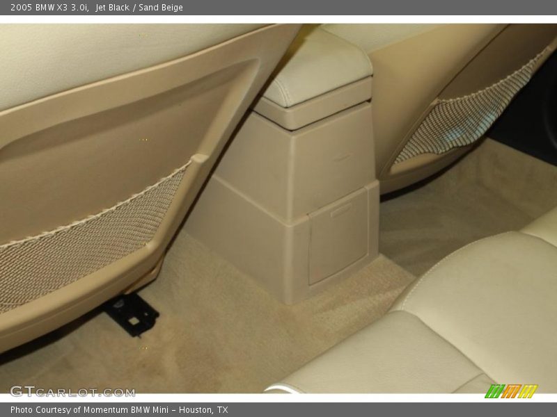 Jet Black / Sand Beige 2005 BMW X3 3.0i