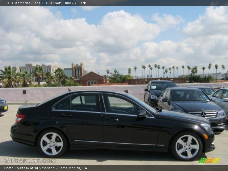 Black / Black 2011 Mercedes-Benz C 300 Sport