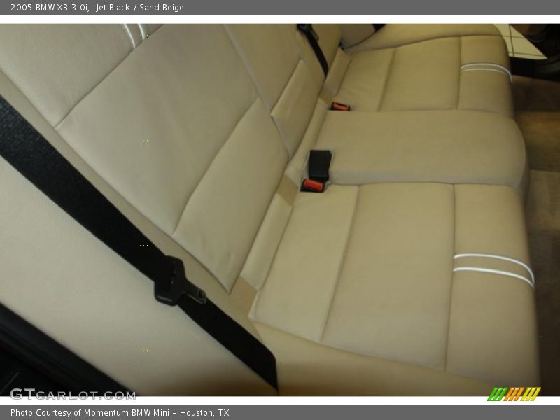 Jet Black / Sand Beige 2005 BMW X3 3.0i