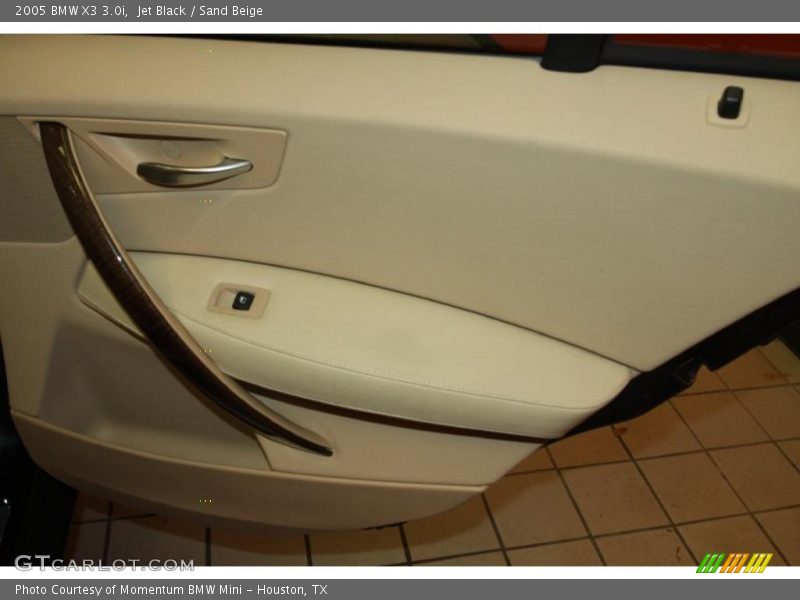 Jet Black / Sand Beige 2005 BMW X3 3.0i