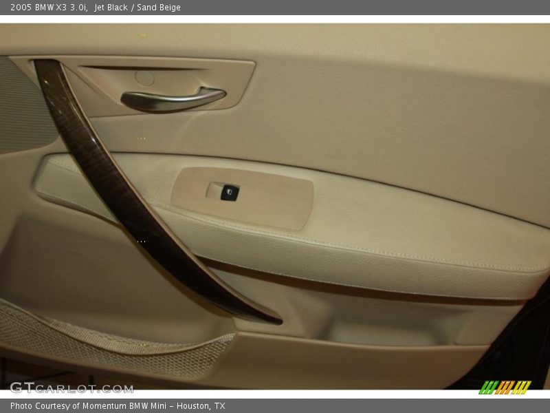 Jet Black / Sand Beige 2005 BMW X3 3.0i
