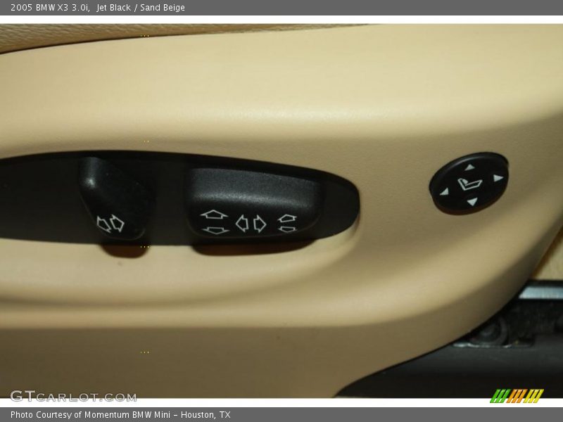 Jet Black / Sand Beige 2005 BMW X3 3.0i