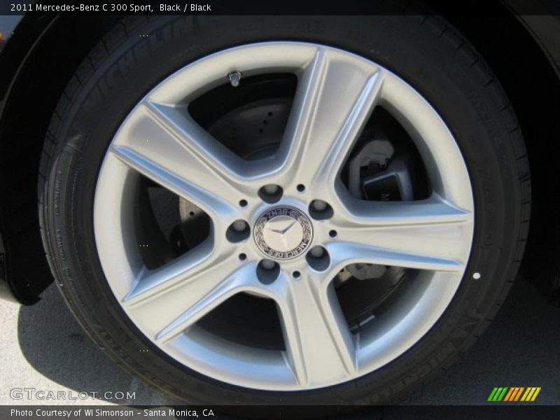 Black / Black 2011 Mercedes-Benz C 300 Sport
