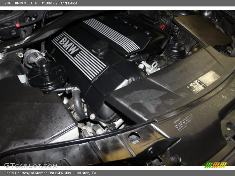 Jet Black / Sand Beige 2005 BMW X3 3.0i