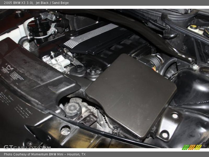 Jet Black / Sand Beige 2005 BMW X3 3.0i