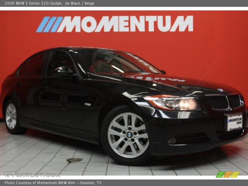 Jet Black / Beige 2006 BMW 3 Series 325i Sedan