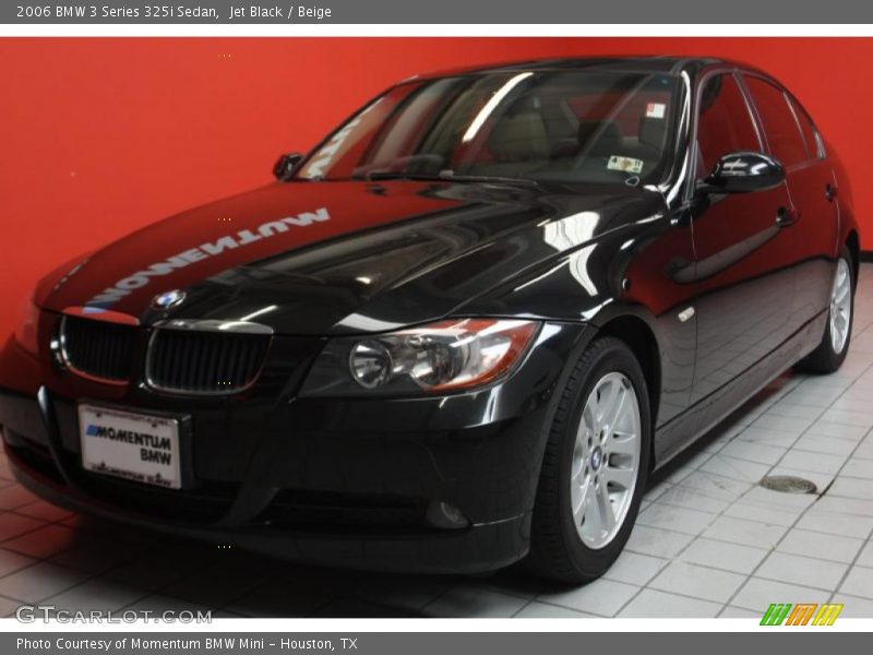 Jet Black / Beige 2006 BMW 3 Series 325i Sedan