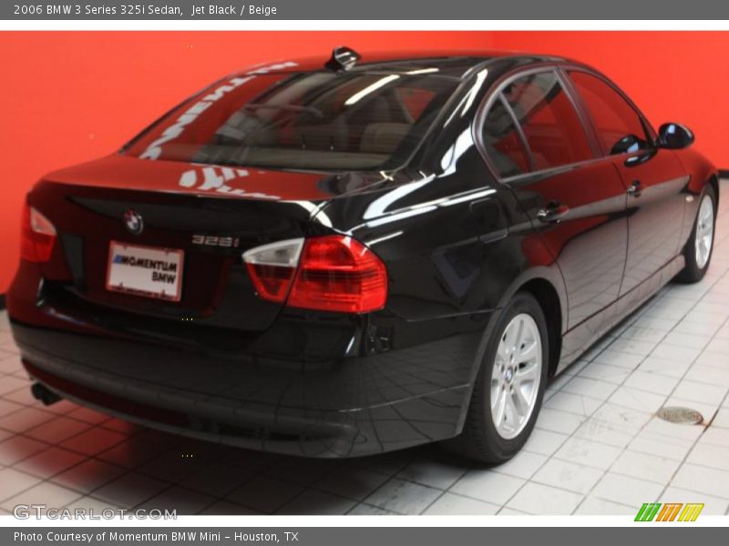 Jet Black / Beige 2006 BMW 3 Series 325i Sedan
