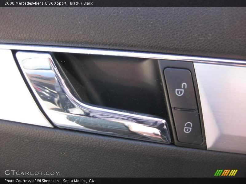 Black / Black 2008 Mercedes-Benz C 300 Sport