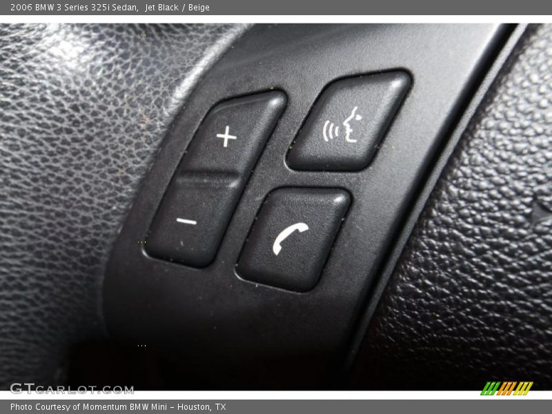 Jet Black / Beige 2006 BMW 3 Series 325i Sedan