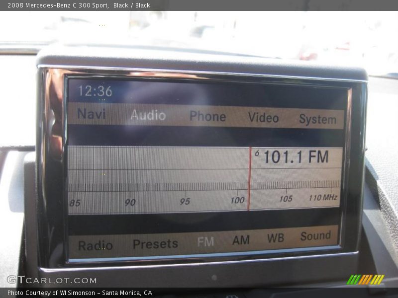 Black / Black 2008 Mercedes-Benz C 300 Sport