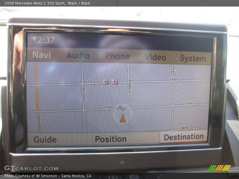 Black / Black 2008 Mercedes-Benz C 300 Sport