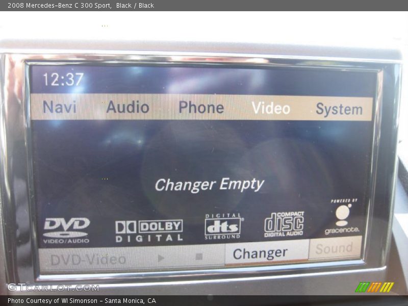 Black / Black 2008 Mercedes-Benz C 300 Sport