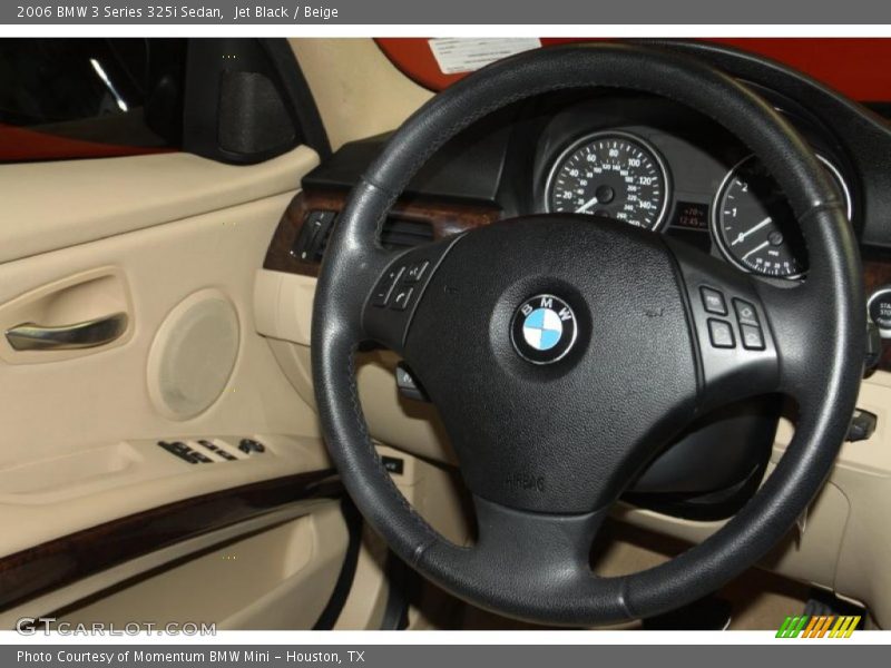 Jet Black / Beige 2006 BMW 3 Series 325i Sedan