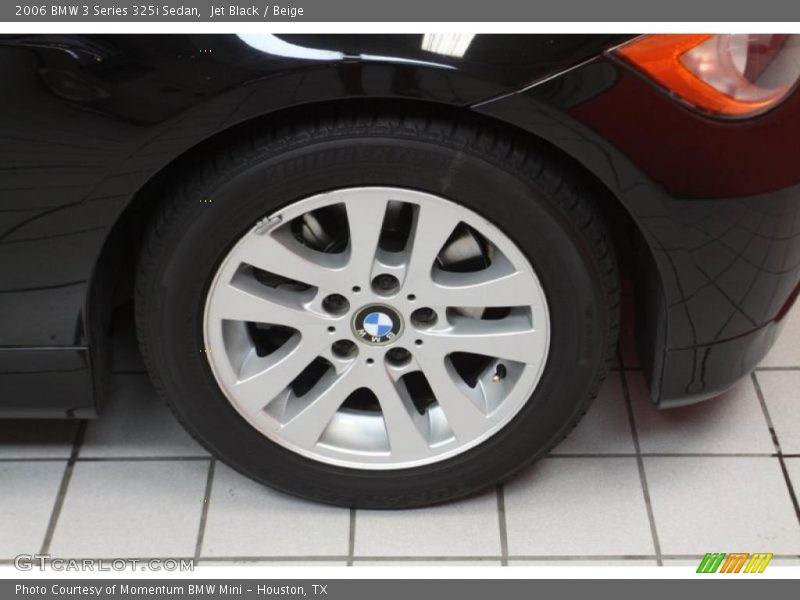 Jet Black / Beige 2006 BMW 3 Series 325i Sedan