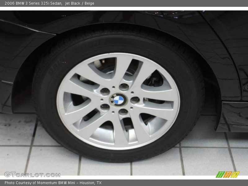 Jet Black / Beige 2006 BMW 3 Series 325i Sedan