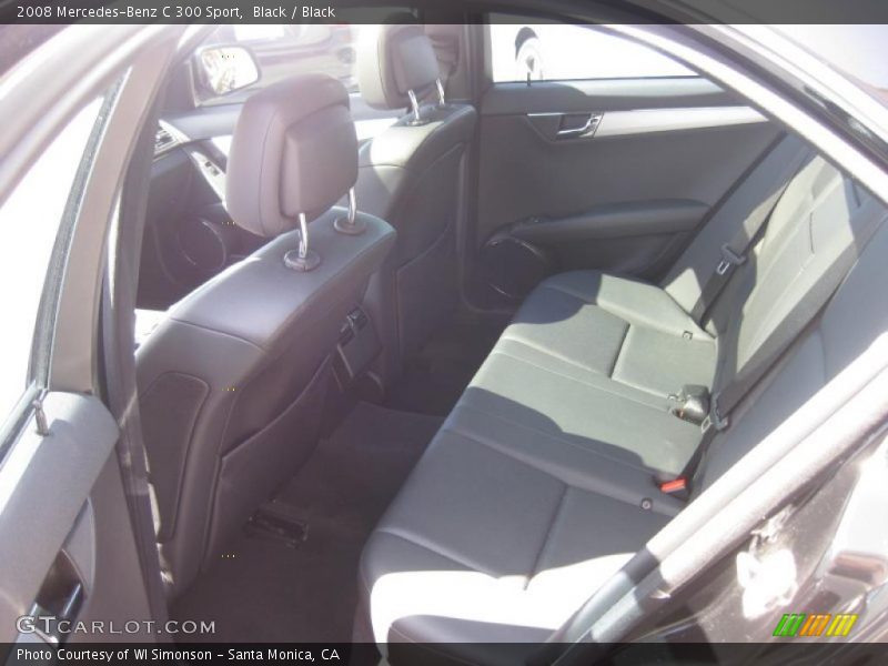 Black / Black 2008 Mercedes-Benz C 300 Sport