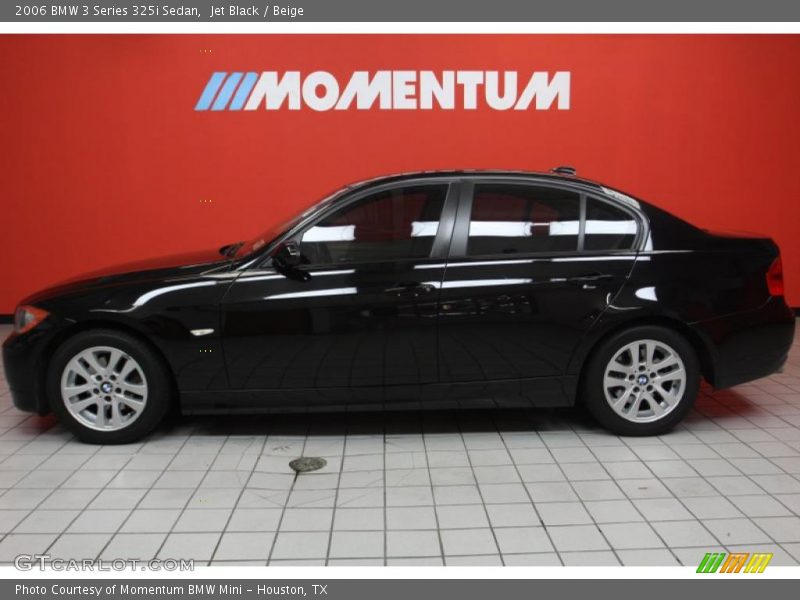 Jet Black / Beige 2006 BMW 3 Series 325i Sedan