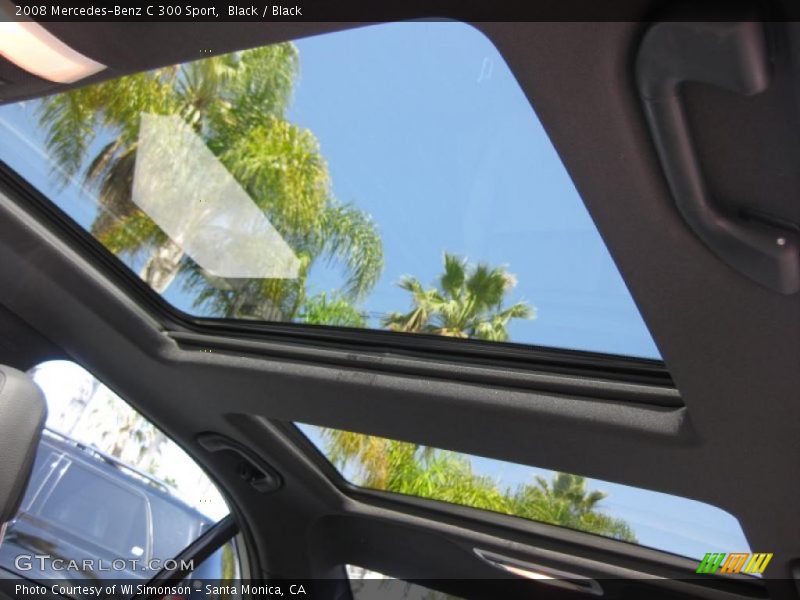 Black / Black 2008 Mercedes-Benz C 300 Sport