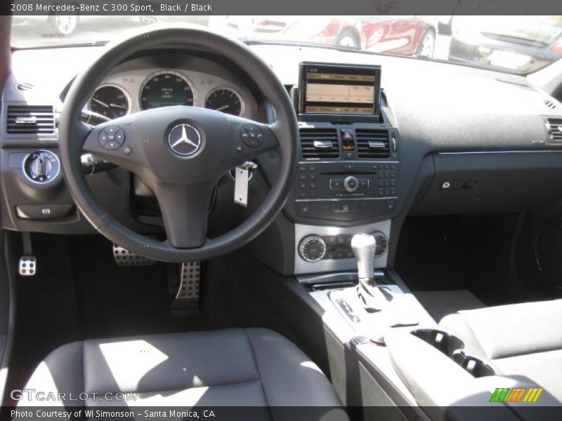 Black / Black 2008 Mercedes-Benz C 300 Sport